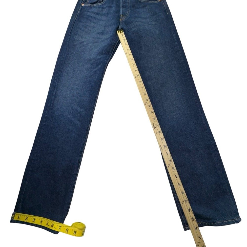 Levis 501 Original Straight Leg Dark Wash Men 26x32 NWOT - Picture 5 of 9